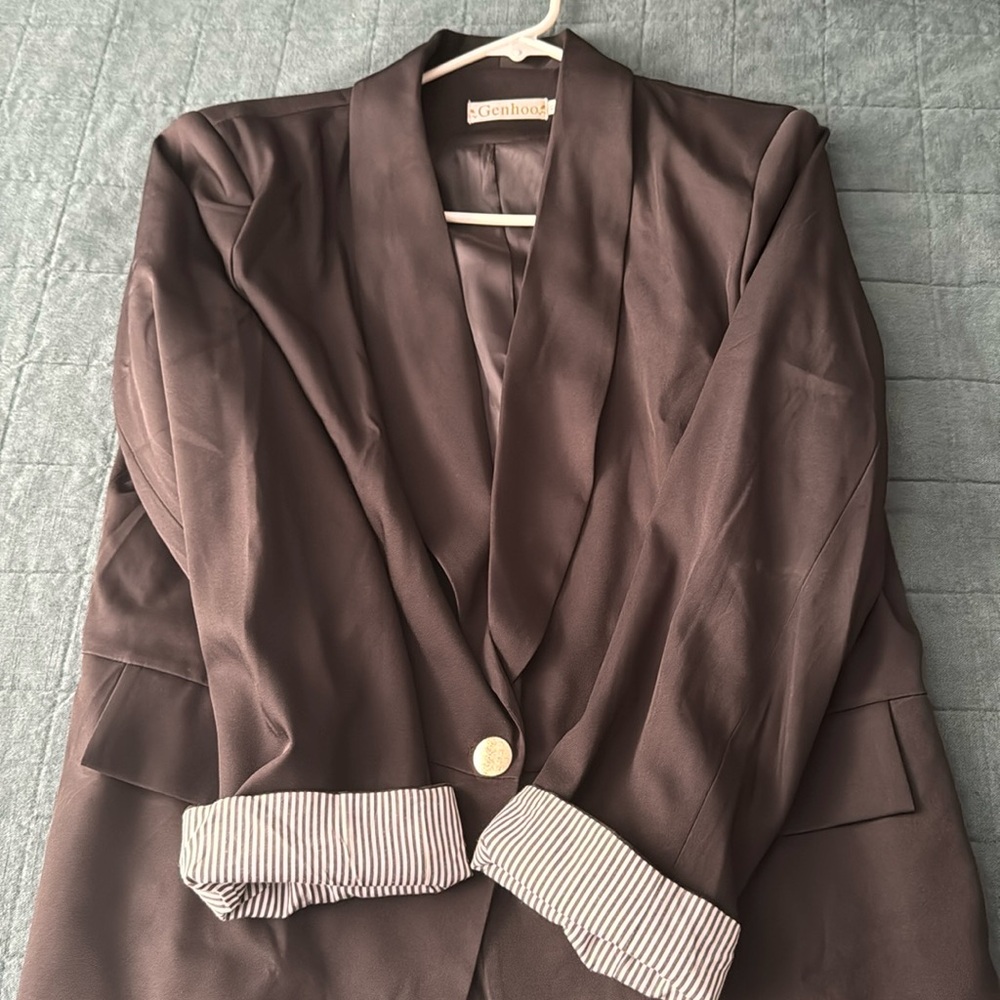Black Genhoo suit jacket